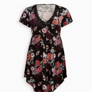 Torrid Lace Trim Super Soft Sleep Dress